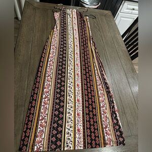 Long cotton maxi dress size L